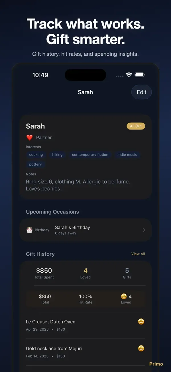 Primo screenshot 5